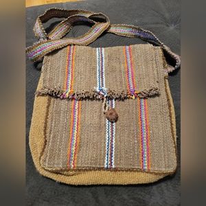 Woven Hippy Style crossbody bag